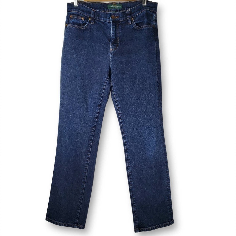 Lauren Ralph Lauren Straight Leg Jeans Indigo Blue Size 10